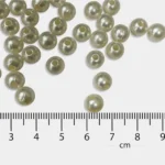 8MM White Pearl Beads - Pack of 15grams - Image 3