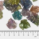 Acrylic Petal Beads Transparent Multi-Colour 25MM - Mable Leaf (10 Grams) - Image 3