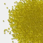 Glass Seed or Sugar Beads 2mm Color Yellow Color (25grams)