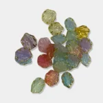 Golden Edge Mixed Color Petal or Shell Beads Brooch Material Accessories (10 Grams)