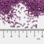 Opaque Seed Beads in Lavender Color 2mm (25grams) - Image 3