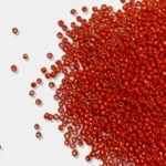 Opaque Seed Beads in Orange Color 2mm (25grams)