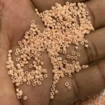 Opaque Seed Beads in Peach Color 2mm (25grams) - Image 2