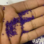 Opaque Seed Beads in Violet Color 2mm (25grams) - Image 2