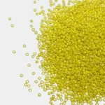 Opaque Seed Beads in Yellow Color 2mm (25grams)