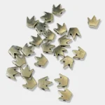 Silver Small Crown Beads, 20pcs. 8mm, Royal Crown, Spacers
