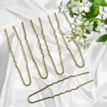 U-Shaped Bobby Pins Gold Plated (Pack of 5pcs)