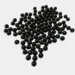 Beads 6mm for Pearl Setting Machine No Hole Beads Pack of 15Grams (Black)