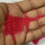 Glass Seed or Sugar Beads 2mm Color Bright Rose Color (25grams) - Image 2
