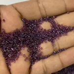 Glass Seed or Sugar Beads 2mm Color Purple Shade With MultiColor (25grams) - Image 2